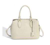 David Jones - Sac à Main Femme - Cabas Fourre-Tout Cuir PU Porté Epaule Bandoulière - Plusieurs Compartiments 3 Poches - Tote Ville Travail Elégant Classique Chic Mode - Beige