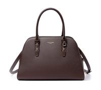 David Jones - Sac à Main Femme Bowling, Cuir PU Bandoulière Epaule | Taille Moyenne, Sac Elégant 3 Compartiments, Petit Cabas Fourre-Tout Arrondie, Mode Tendance Chic Quotidien Travail Ville