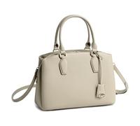 David Jones - Sac à Main Femme - Cabas Fourre-Tout Cuir PU Porté Epaule Bandoulière - Plusieurs Compartiments 3 Poches - Tote Ville Travail Elégant Classique Chic Mode - Beige