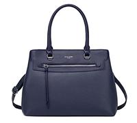 David Jones - Sac à Main Femme Elégant - Cabas Fourre-Tout Simili Cuir PU Porté Epaule Bandoulière - Tote Shopper Plusieurs Compartiments - Mode Ville Dame Chic Original Tendance - Bleu