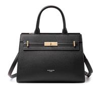 David Jones - Sac à Main Femme Elégant, Cuir PU Bandoulière Epaule, Noir