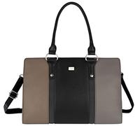 David Jones - Sac à Main Femme Grande Taille XL - Cabas Fille Cours Travail Business Multicolore - Anse Longue Sac Epaule Bandoulière Cuir PU - Porte-Document Cartable - Rose