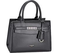 David Jones - Sac à main Femme - Porté main - Similicuir PU - Taille Moyenne - Bijouterie Dorée - Chic Elégant Ville Classique (BLACK)