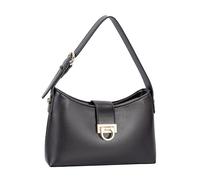 David Jones - Sac à main Femme Ville - Sac porté épaule Similicuir lisse - Taille Moyenne - Porté main - Soirée Sorties weekends Chic Classique Elégant (Black)