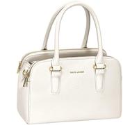 David Jones - Sac à main Femme Ville - Sac porté main Similicuir - Taille Moyenne - 2 compartiments - Plusieurs poches - Pratique Chic Elégant (Coconut Cream)