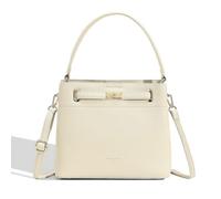 David Jones - Sac à Main Seau Porté Epaule - Sac à Main Bandoulière Taille Moyenne - 3 Compartiments Plusieurs Poches - Elégant Classique Chic Ville Tendance Designer Bucket Bag - Beige