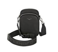 David Jones - Sac bandoulière Téléphone Portable Cuir PU Femme - Noir