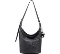 David Jones - Sac Hobo porté épaule femme ville - Sac porté travers croisé - Taille Moyenne - Classique chic Pratique Grande capacité (Black)