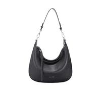 David Jones - Sac Porté épaule Femme Ville - Similicuir PU Taille Moyenne - Bandoulière amovible - Pratique Chic Classique Tendance (Black)