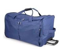 David Jones - Sac Voyage à Roulettes - Bagage à Main Toile Souple - Trolley Extensible Grande Taille Capacité 120L Pliable - Bleu
