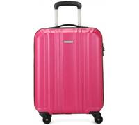 David Jones - Valise Cabine Rigide Légère ABS - Bagage à Main Avion 55x40x20 - Trolley 4 Roues TSA - Voyage Ryanair Easyjet - Rose