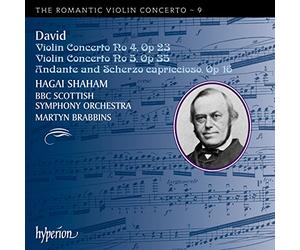 David : les Concertos Romantiques pour Violon, Vol. 9. Shaham.