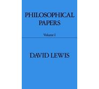 David Lewis Philosophical Papers: Volume I (Poche)