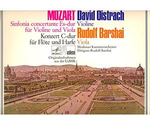 David Oistrach - Rudolf Barshai - Alex. Kornejew - Olga Erdeli - David Oistrach spielt mit Rudolf Barshai Mozart: Sinfonia Concertante & Konzert für Flöte, Harfe und Orchester