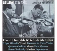 David Oistrakh - Vivaldi: Triple Violin Concerto, Mozart: String Quartet, Schubert: Impromptus