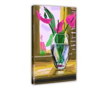 David Painting Hockney 102 Poster sur toile pour décoration murale de salon, chambre à coucher 60 x 90 cm