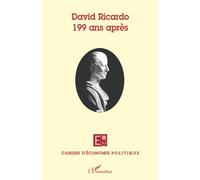 David Ricardo, 199 ans après - Collectif - L'harmattan - broché - Revue