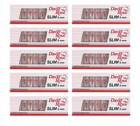 David Ross Lot de 10 filtres à cigarettes fins 5 mm