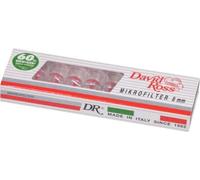 David Ross Lot de 10 filtres pour cigarettes 8 mm