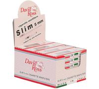 David Ross Mini filtres Slim 5 mm - Contenu : 24 x 10 filtres