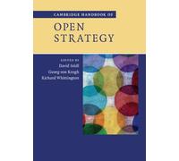 David Seidl Cambridge Handbook of Open Strategy (Relié)