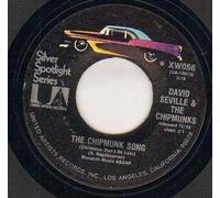 DAVID SEVILLE AND THE CHIPMUNKS - CHIPMUNK SONG / RAGTIME COWBOY JOE - 7 inch vinyl / 45