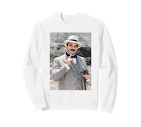 David Suchet dans Le rôle de Poirot Agatha Christie 1993 Sweatshirt
