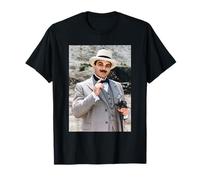 David Suchet Poirot Acteur Agatha Christie 1993 T-Shirt