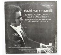 David Syme-pianist: Chopin Piano Concerto No. 1 in E Minor, Opus 11 / Royal Philharmonic Orchrstra