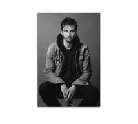 David Tennant Poster rétro noir et blanc - Peinture d'art sur toile - Décoration d'intérieur - Chambre à coucher - Décorations modernes - 30 x 45 cm