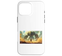 David vs Goliath : Jeune Berger Fait Face à Un Guerrier géant Coque pour iPhone 16 Pro Max