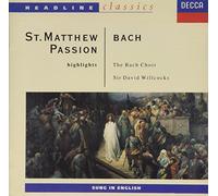 David Willcocks, The Bach Choir - 0028943614726 St Matthew Passion (Bach Choir/Thames Co/Willcocks)