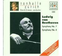 DAVID ZINMAN/TONHALLE ORCHESTER Z. - BEETHOVEN-SINFONIEN 7 & 8 CD 8 TRACKS NEUF