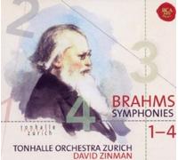 DAVID ZINMAN/TONHALLE ORCHESTER ZÜRICH -BRAHMS-SINFONIEN 1-4 3 CD 16 TRACKS NEUF