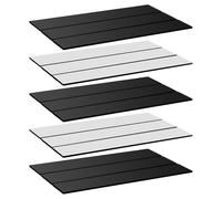 DAVIDJAMESCLARKE Lot de 15 bandes magnétiques autocollantes puissantes, 15 cm x 25 mm x 2 mm, bande magnétique à coller, bande magnétique pour armoire, cuisine