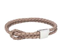 Davidoff Bracelet 'Home Run' beige / argent, Taille Taille unique