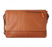 Davidoff Essentials Messenger en cuir 38 cm brun