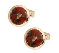 Davidoff Venice Boutons de manchette Laiton 0.35 cm rouge