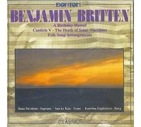 DAVIDSON ILANA (soprano) - A birthday Hansel op 92 Cantico V op 89