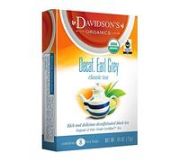 Davidson's Tea Decaf Earl Grey, 8-Count Tea Bags (Pack of 12)