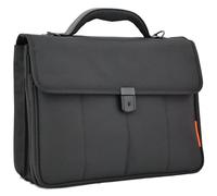 Davidts BRIEFCASE 41cm Double + Front Pocket The Davidt's Chase Black (Noir)