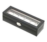 Davidts - Coffret 6 montres vitré Euclide - noir - 3144 Noir G
