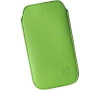 Davii Schutztasche für Apple iPhone 11 Pro / 13/13 Pro, Einsteck Etui Hülle Lasche ziehen mit Band weich Adler Standard Le Gruen