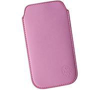 Davii Schutztasche für Apple iPhone 11 Pro / 13/13 Pro, Einsteck Etui Hülle Lasche ziehen mit Band weich Adler Standard Le Rosa