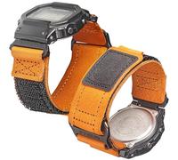 DAVILANE Bracelet de montre militaire en cuir à dégagement rapide de 16 mm de large pour Casio GD/DW/GW/GA Series (GD-350, DW-5600, GW-6900, GA-100/200/2100), sangle