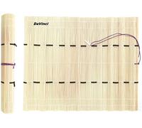 DaVinci ESPACE BEAUX ARTS Natte de Pinceaux en Bambou, Etui et Trousse Rouleau pour Pinceau, 36 x 29cm