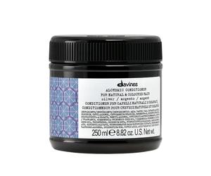 Davines Alchemic Conditioner Argento 250ml - Après-shampooing anti-jaune pour cheveux blonds platine et gris