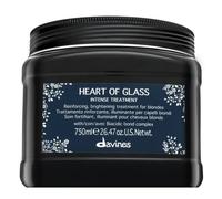 Davines Heart Of Glass Intense Treatment masque fortifiant pour cheveux colorés, traités chimiquement et éclaircis 750 ml