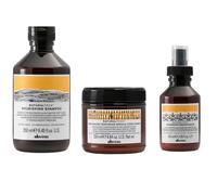 Davines Kit Shampooing Nourrissant + Après-shampooing + Scellant à la kératine cheveux secs