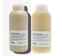Davines Nounou Set Shampooing et Après-shampooing 1000ml pour cheveux abîmés par la coloration